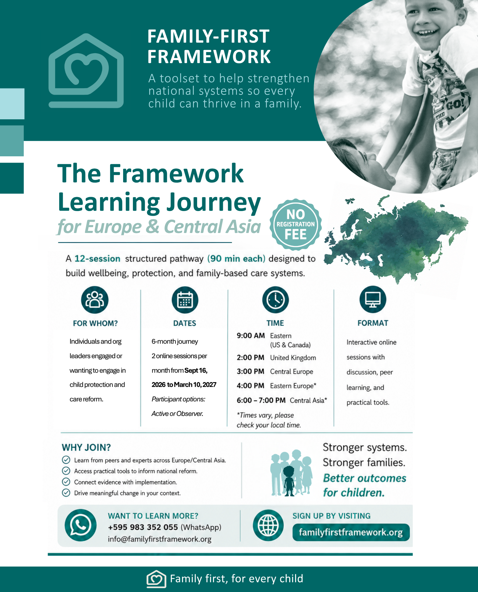 Learning Journey flyer for Europe & Central Asia