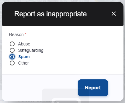 Reporting reason